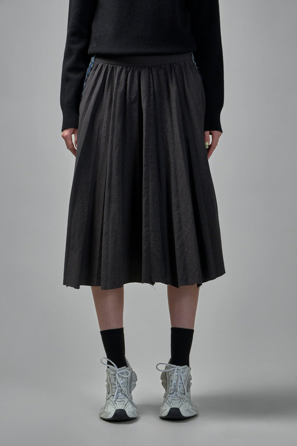 Balenciaga - Hybrid Pleated Skirt - LABELS