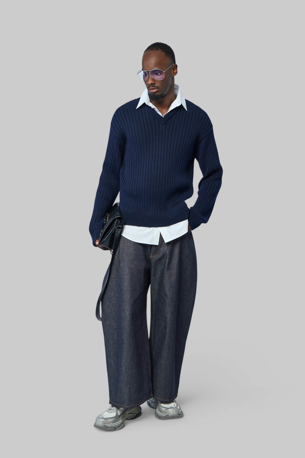 Balenciaga - Hybrid Shirt/knit Jumper - LABELS