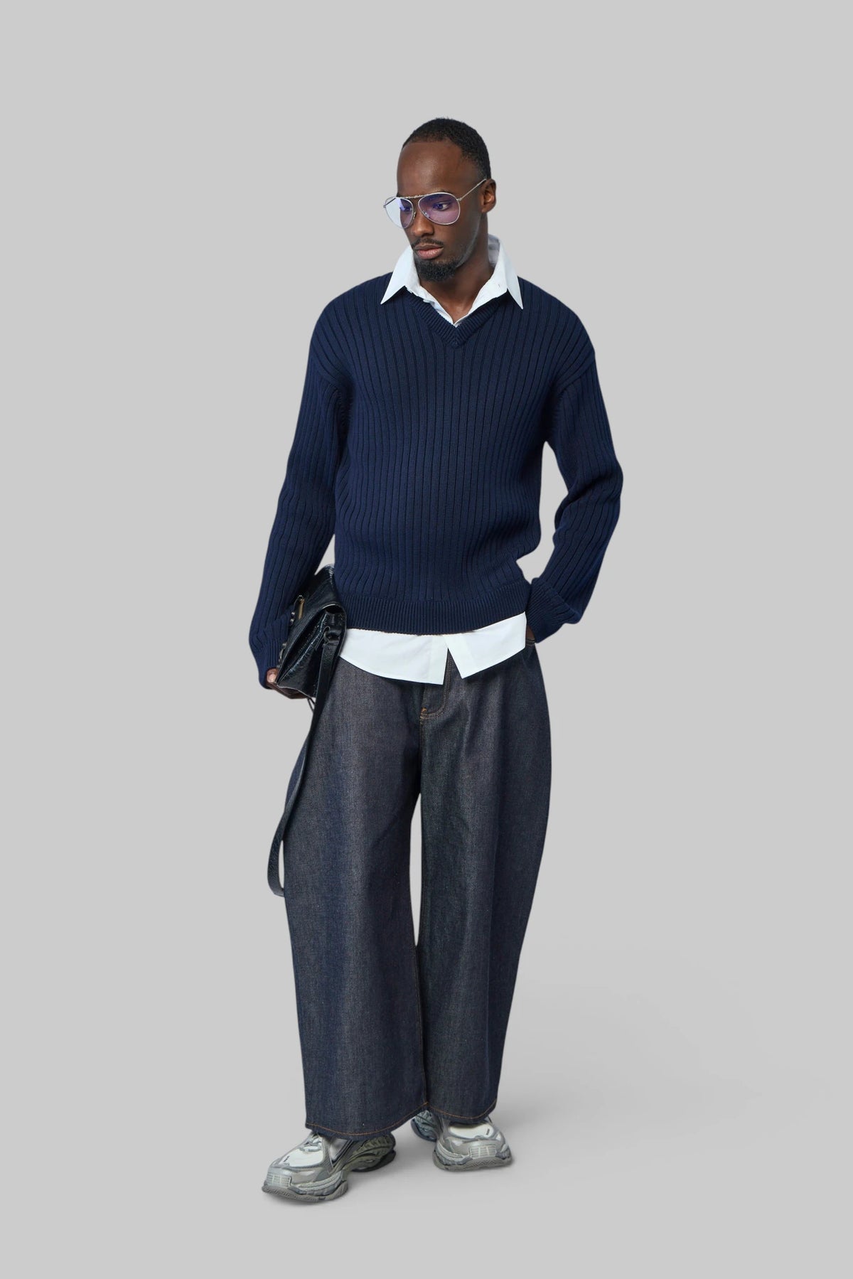 Balenciaga - Hybrid Shirt/knit Jumper - LABELS