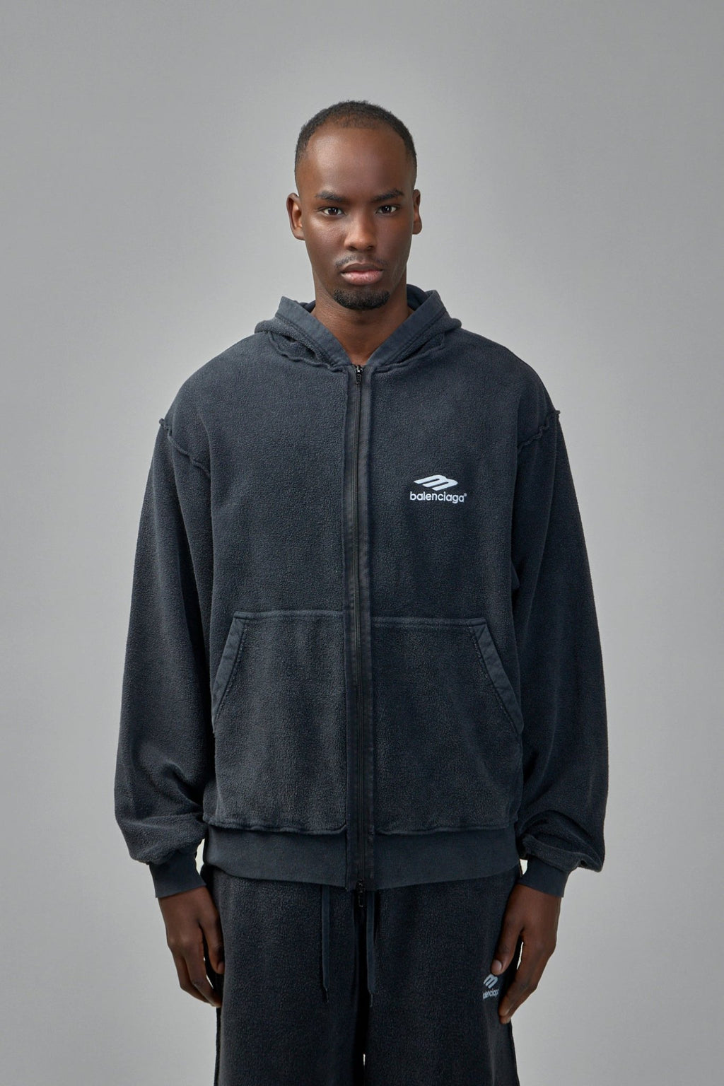 Balenciaga - Inside - Out Zip - Up Hoodie - LABELS