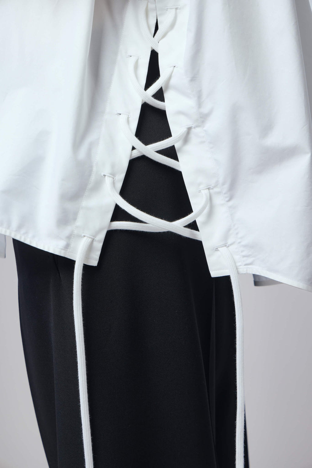 Balenciaga - Lace - up Shirt - LABELS