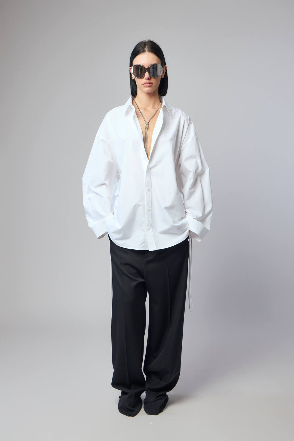 Balenciaga - Lace - up Shirt - LABELS