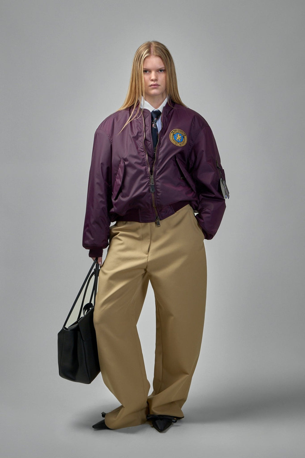 Balenciaga - Large Fit Bomber Jacket - LABELS