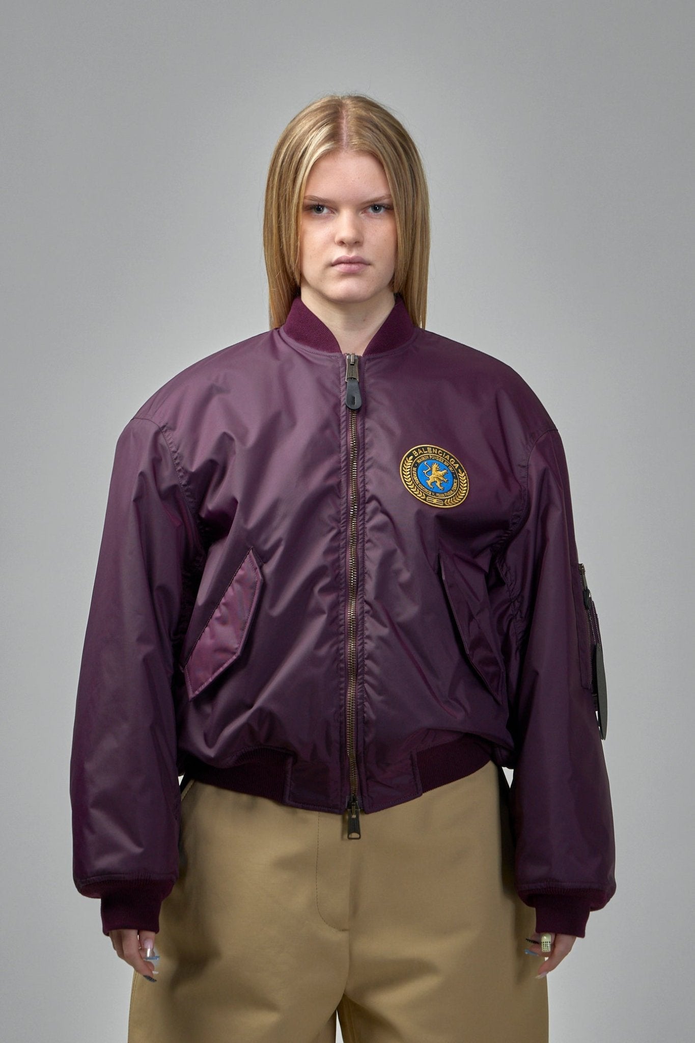 Balenciaga - Large Fit Bomber Jacket - LABELS