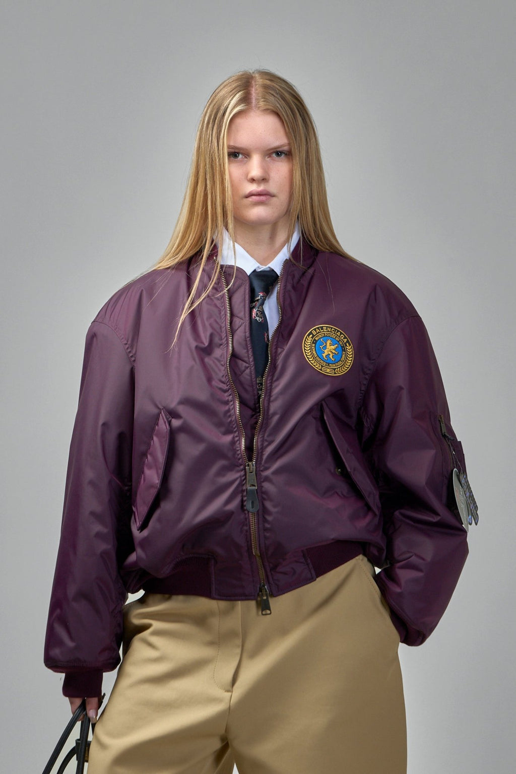 Balenciaga - Large Fit Bomber Jacket - LABELS