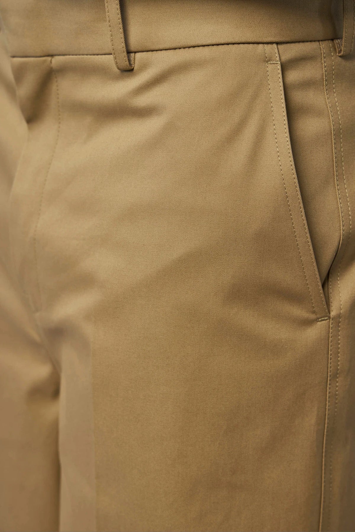 Detail shot of cotton lining inside Balenciaga Wide-Leg Pants