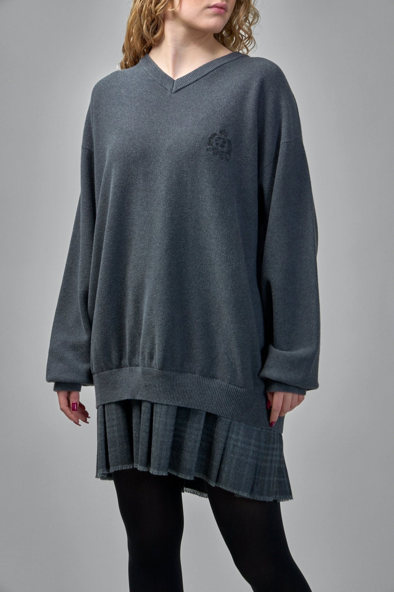 Balenciaga Knitwear Layered Sweater Dress LABELS Balenciaga Knitwear Layered Sweater Dress LABELS