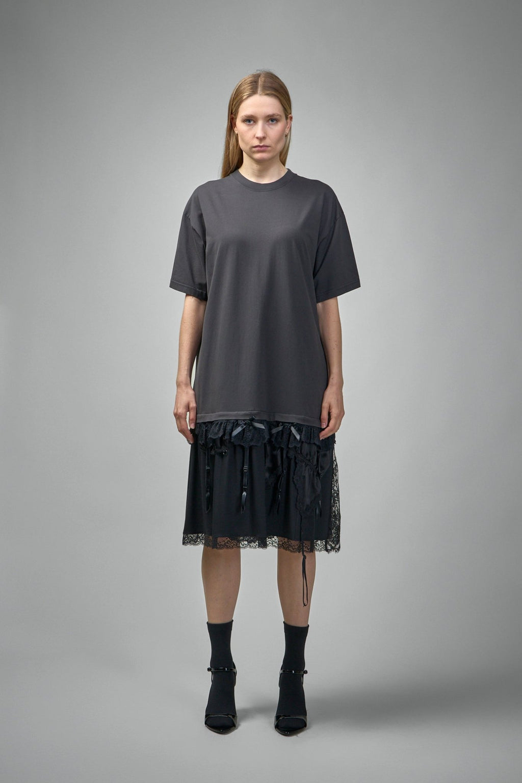 balenciaga t shirt dress Balenciaga, Cotton-blend T-shirt maxi dress, Women, White, S, Dresses