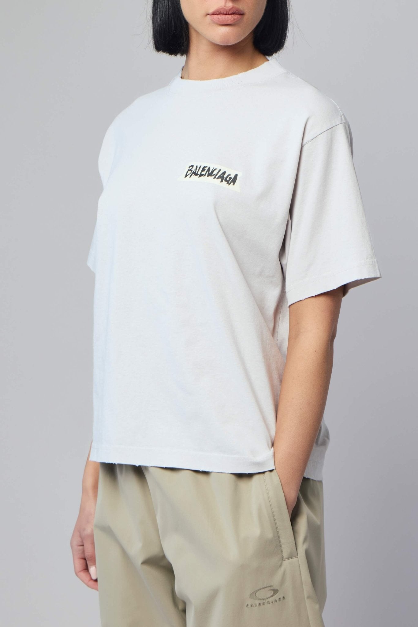 Balenciaga T-Shirts - Medium Fit Cotton Logo Tee – LABELS