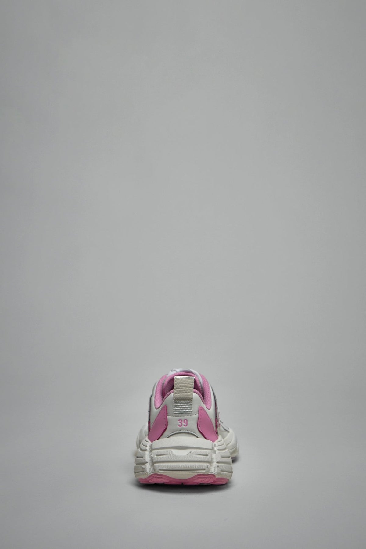 Close-up of Balenciaga Low Top Sneakers showing lace-up closure and mesh details