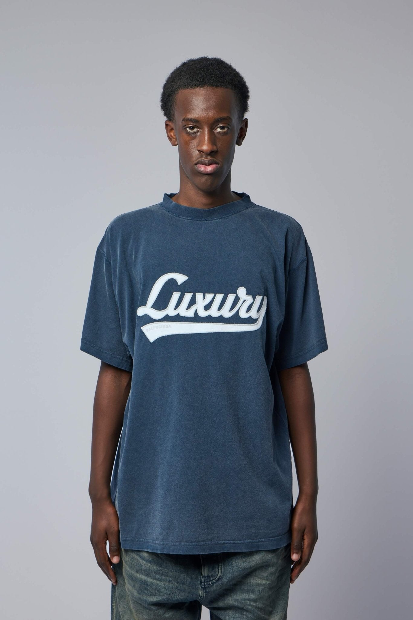 Balenciaga T-Shirts - Oversized Cotton Logo Tee – LABELS