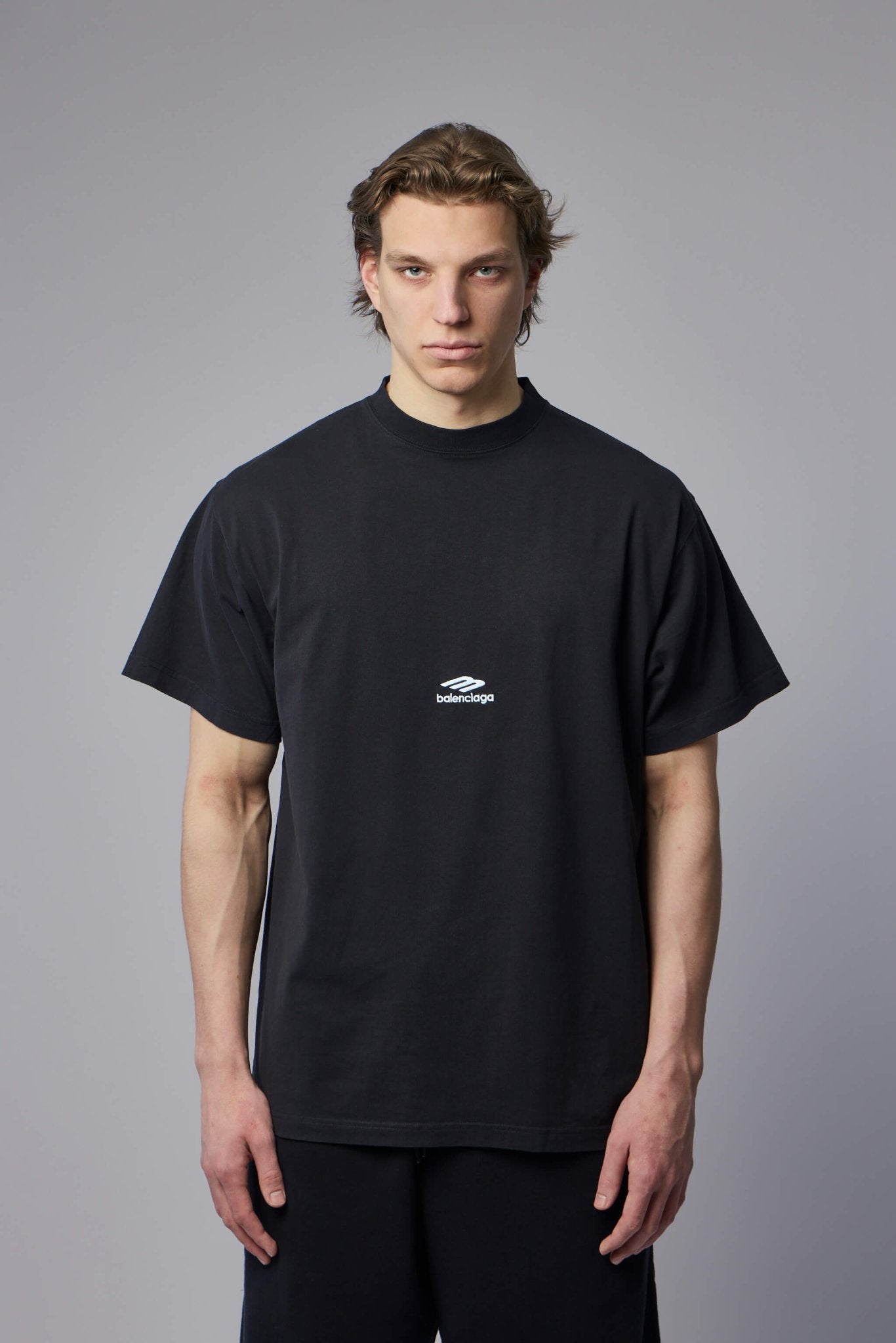 balenciaga tシャツ Balenciaga back medium fit t-shirt