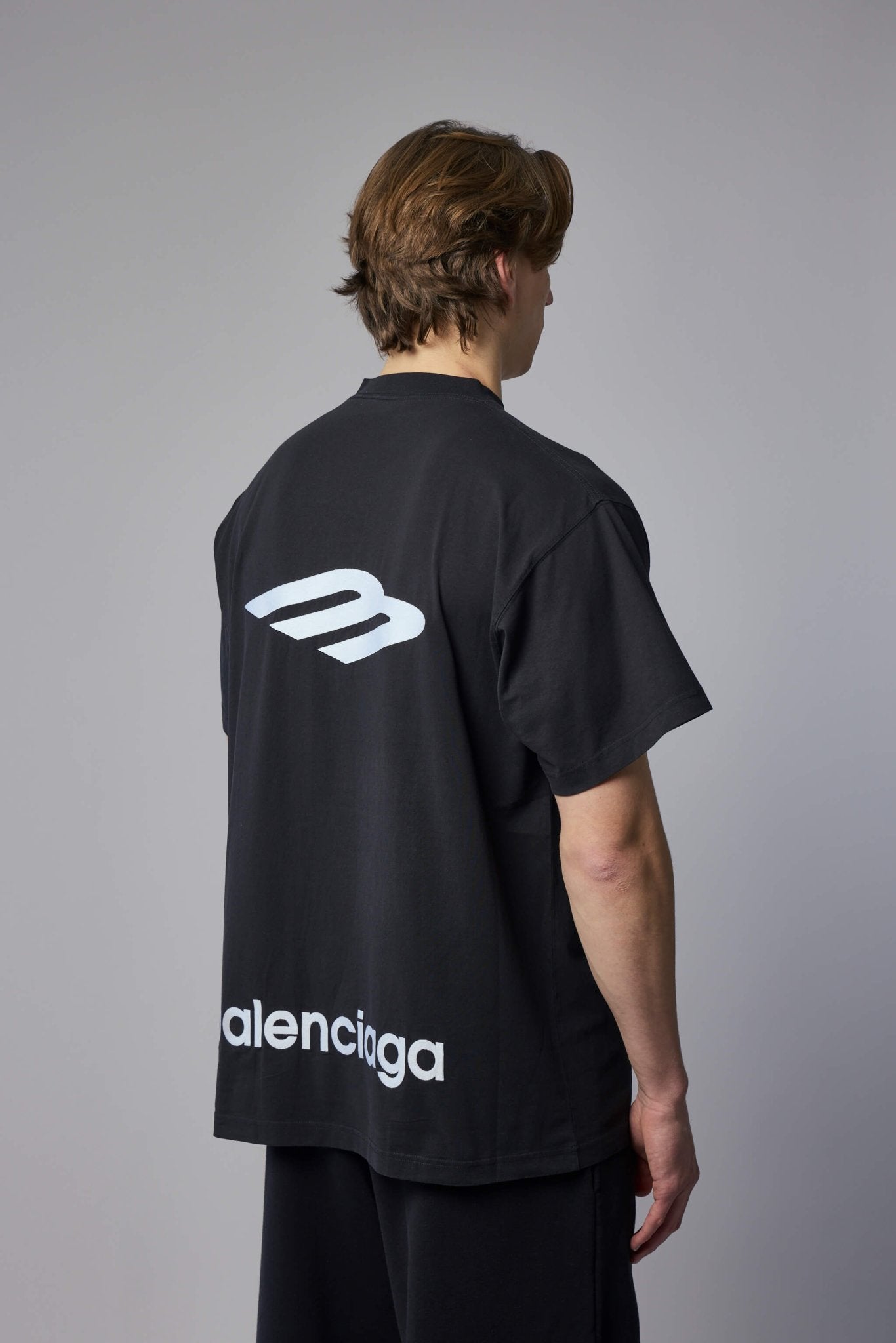 Balenciaga T-Shirts - Oversized Logo Cotton Tee – LABELS