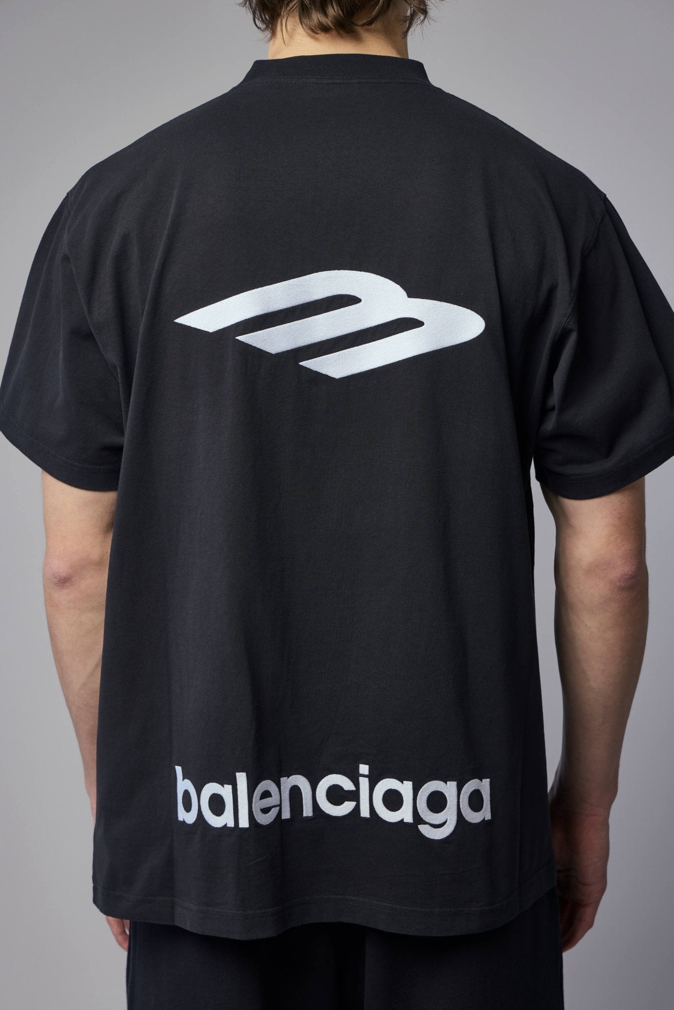 Balenciaga T-Shirts - Oversized Logo Cotton Tee – LABELS