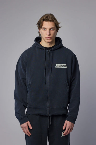 Oversized Zip-Up Hoodie