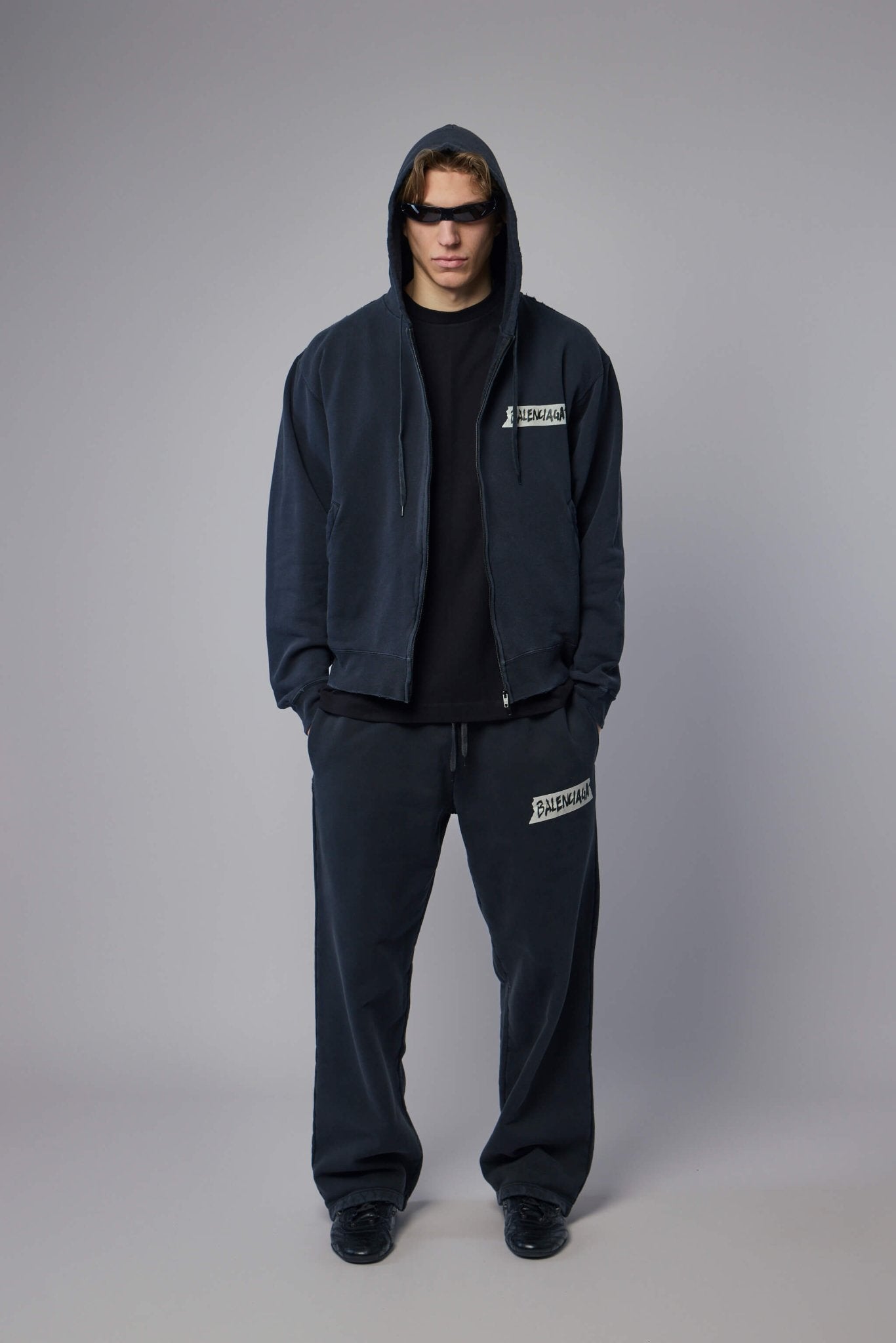 Balenciaga - Oversized Zip - Up Hoodie - LABELS