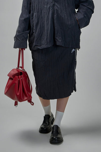 Pleated Tracksuit Skirt
