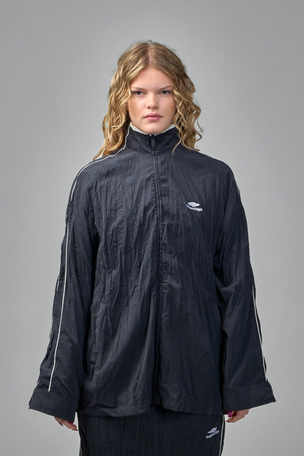 Balenciaga - Pleated Tracksuit Jacket - LABELS