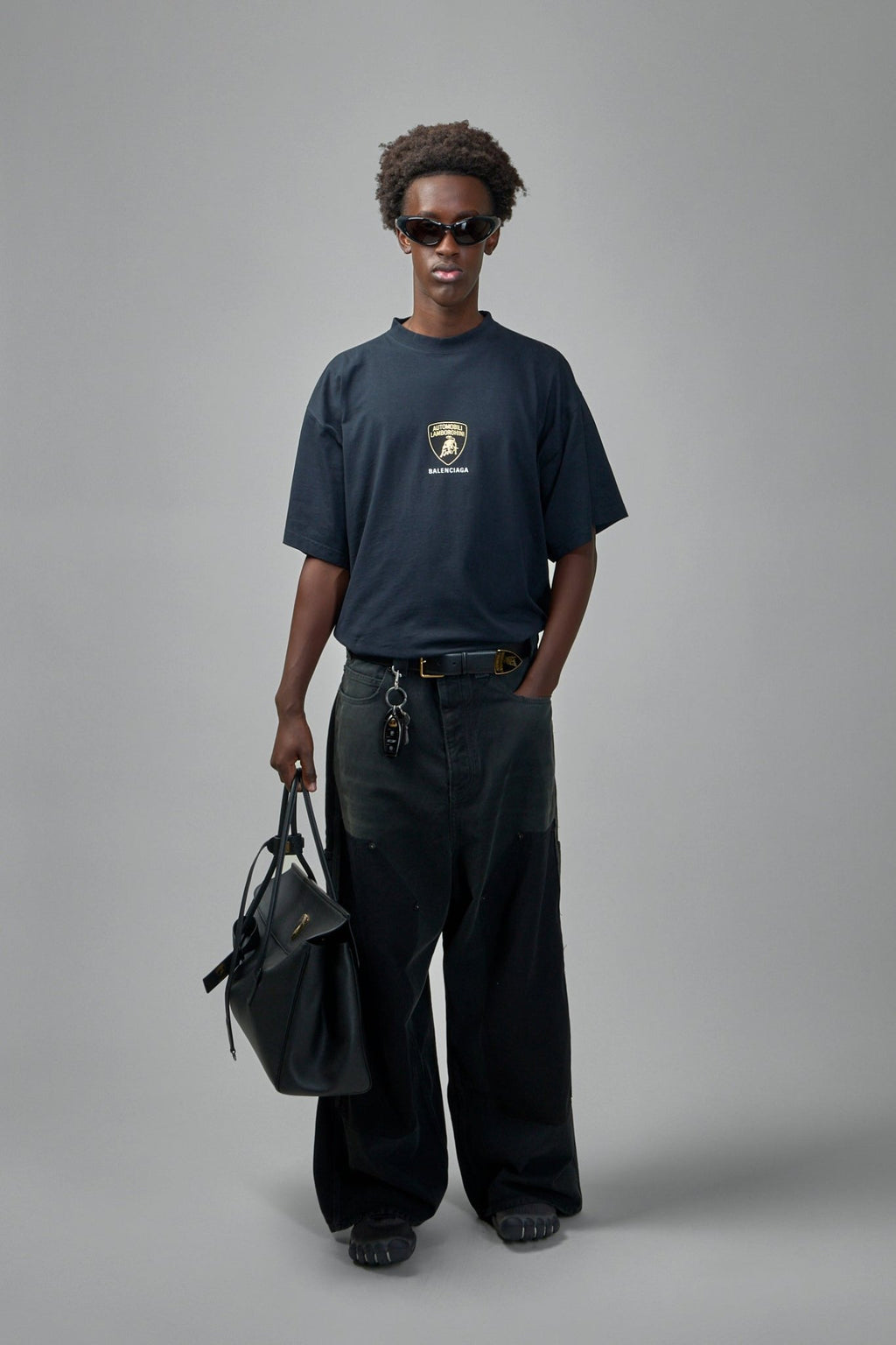 Balenciaga - Ripped Off Baggy Pants - LABELS