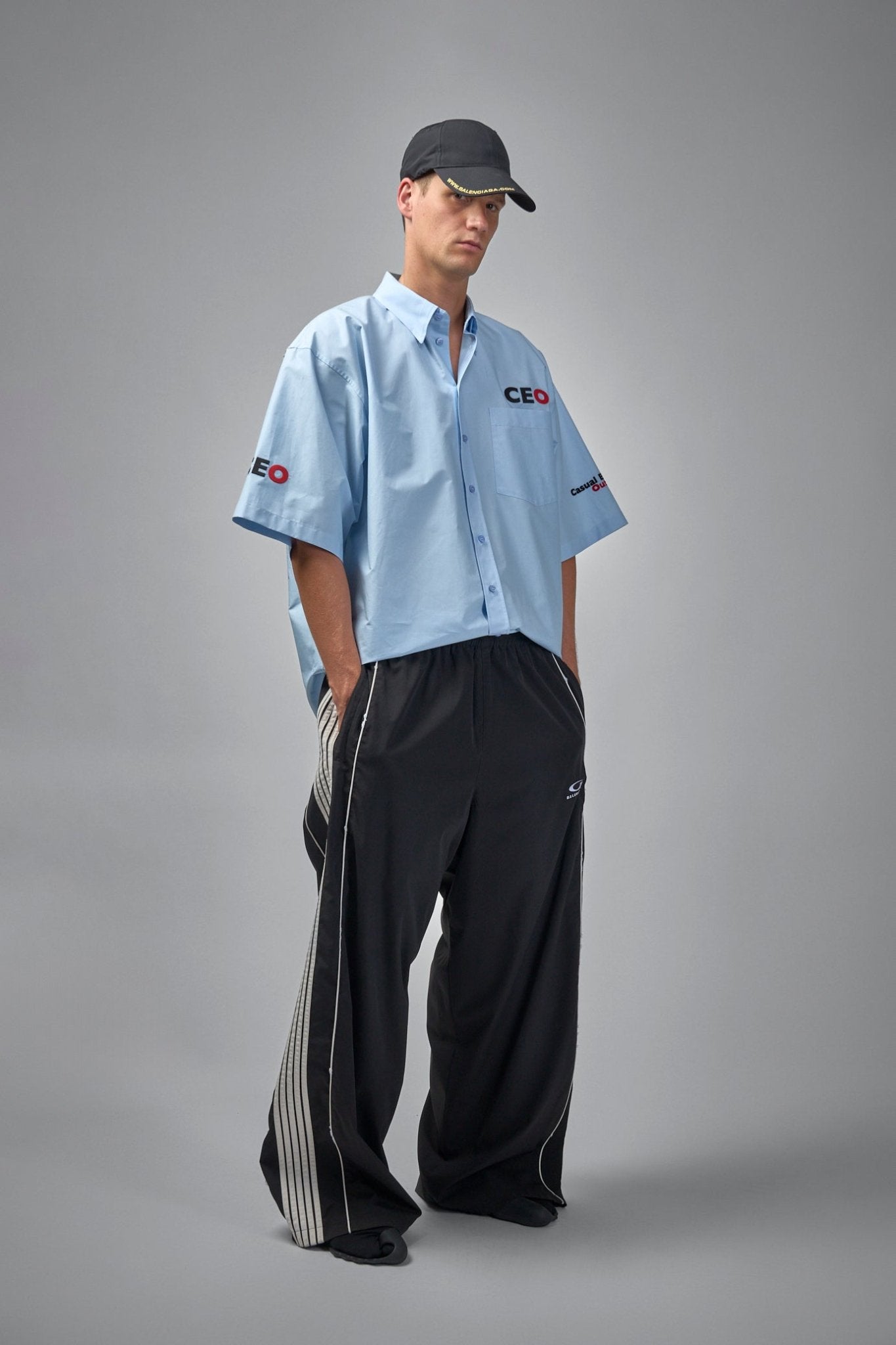 Balenciaga - Short Sleeve Oversized Shirt - LABELS