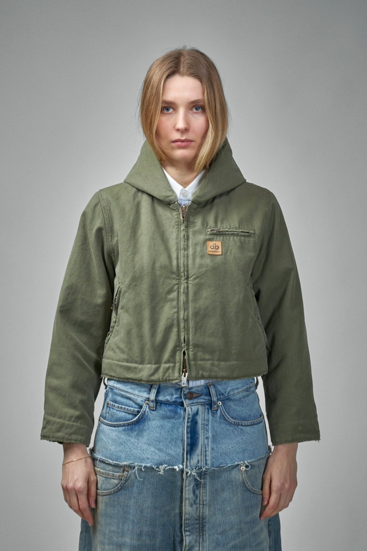 Balenciaga Bomber Jackets - Shrunk Hooded Workwear – LABELS