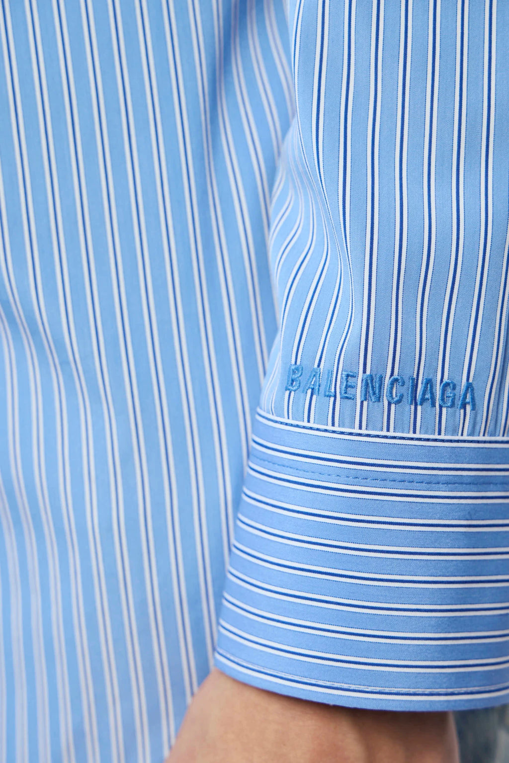 Balenciaga - Striped Poplin Shirt - LABELS