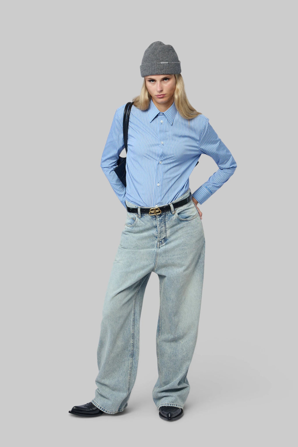 Balenciaga - Striped Poplin Shirt - LABELS