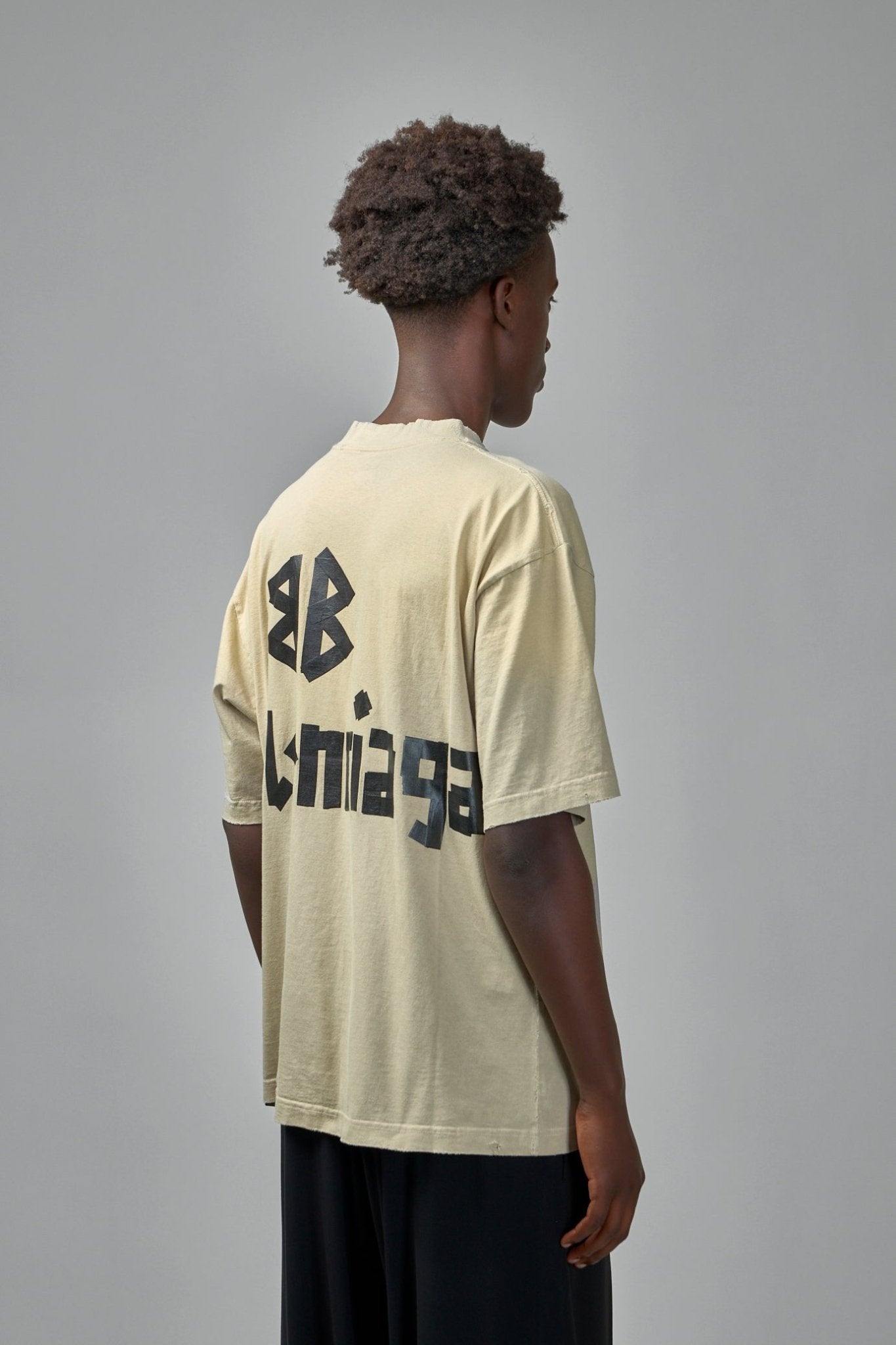 Balenciaga T-Shirts - Tape Type Medium Fit Cotton Tee – LABELS