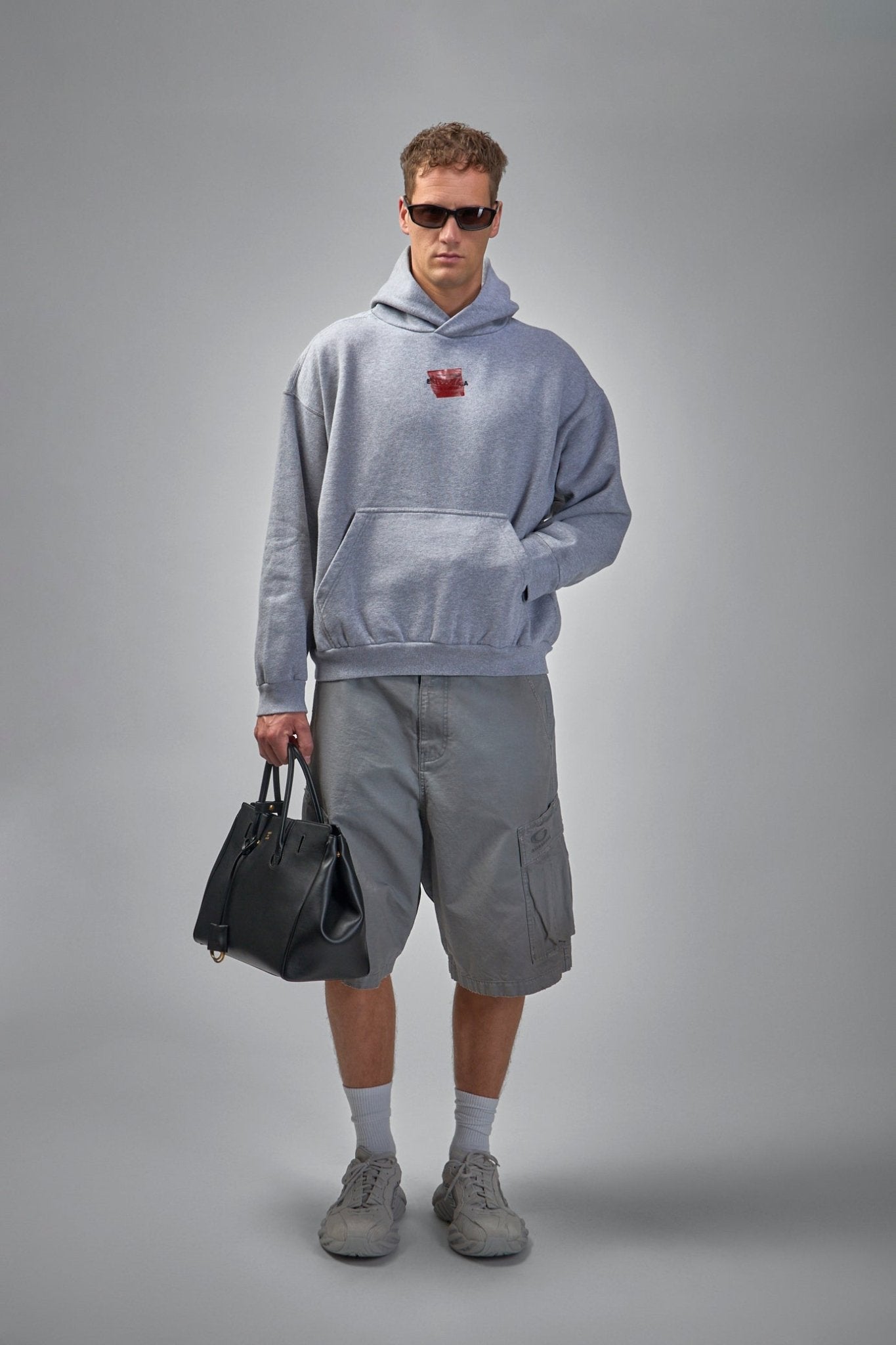 Balenciaga - Tape Type Ripped Pocket Hoodie - LABELS