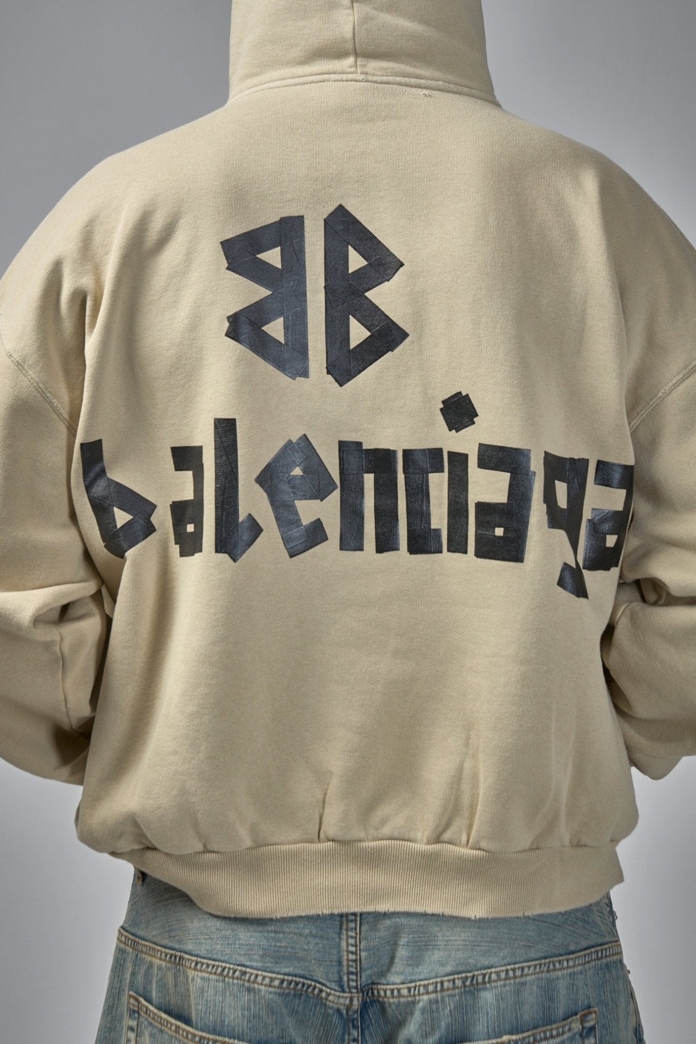 Balenciaga - Tape Type Ripped Pocket Hoodie - LABELS