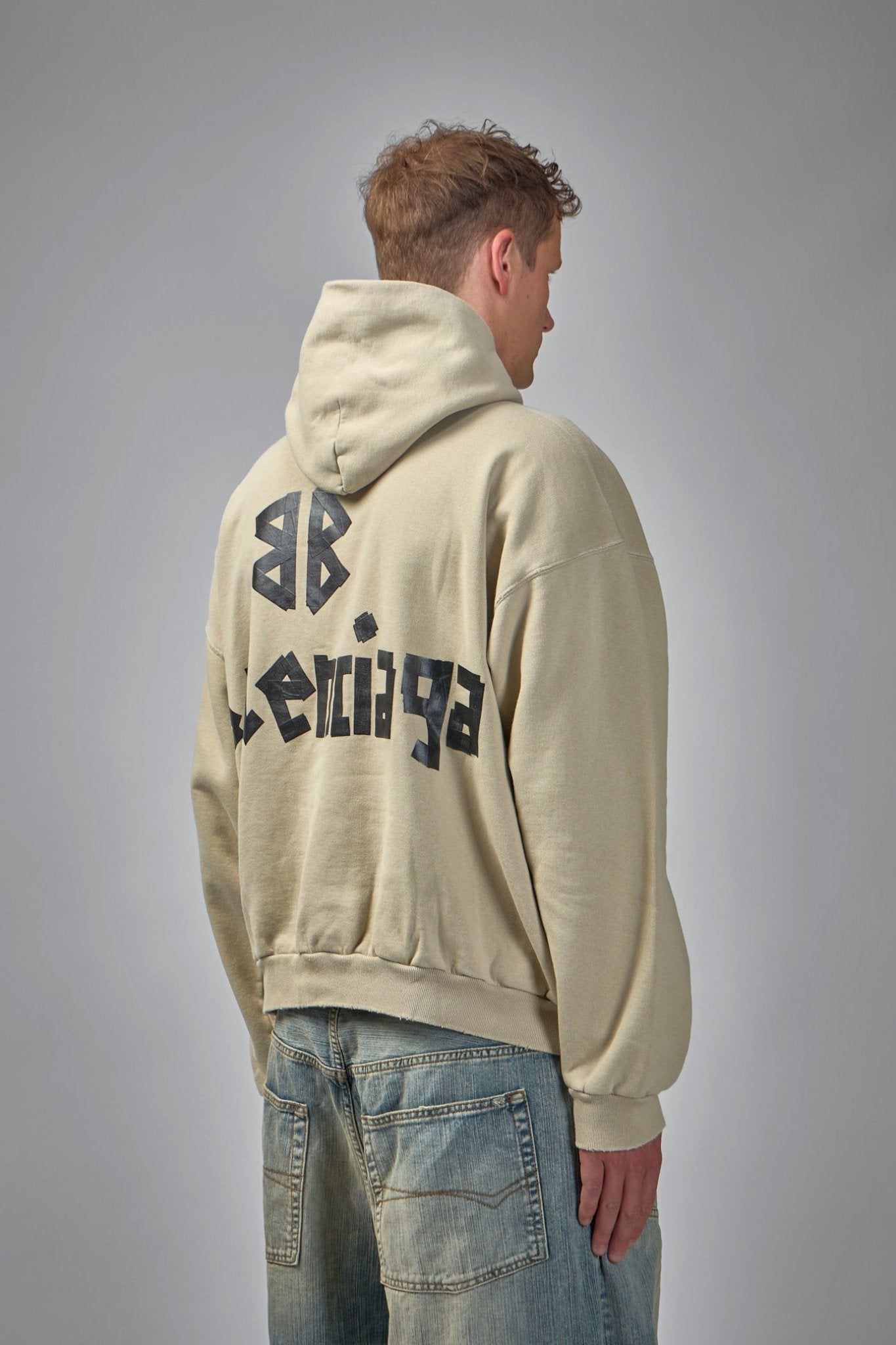 Balenciaga - Tape Type Ripped Pocket Hoodie - LABELS