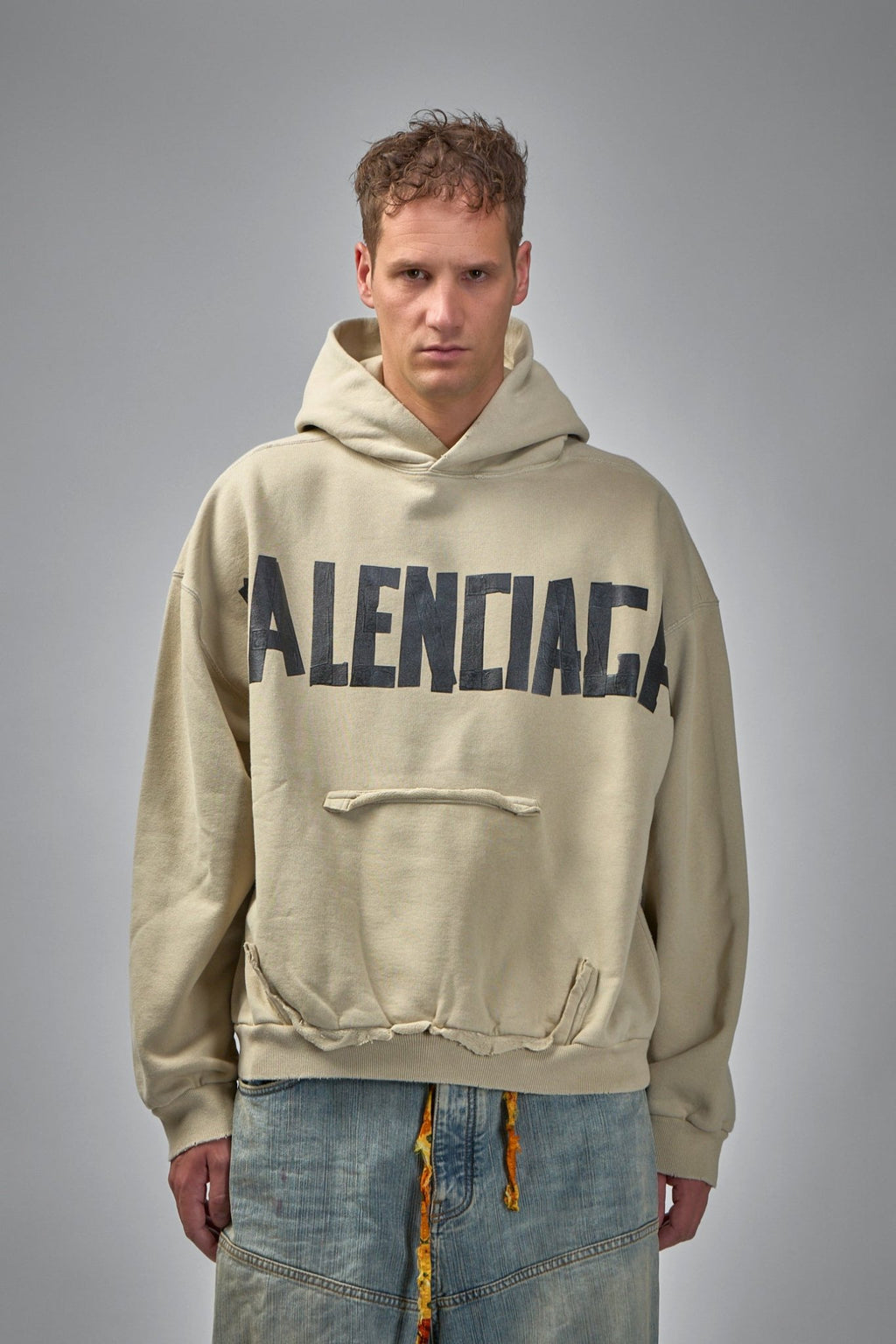 Balenciaga - Tape Type Ripped Pocket Hoodie - LABELS