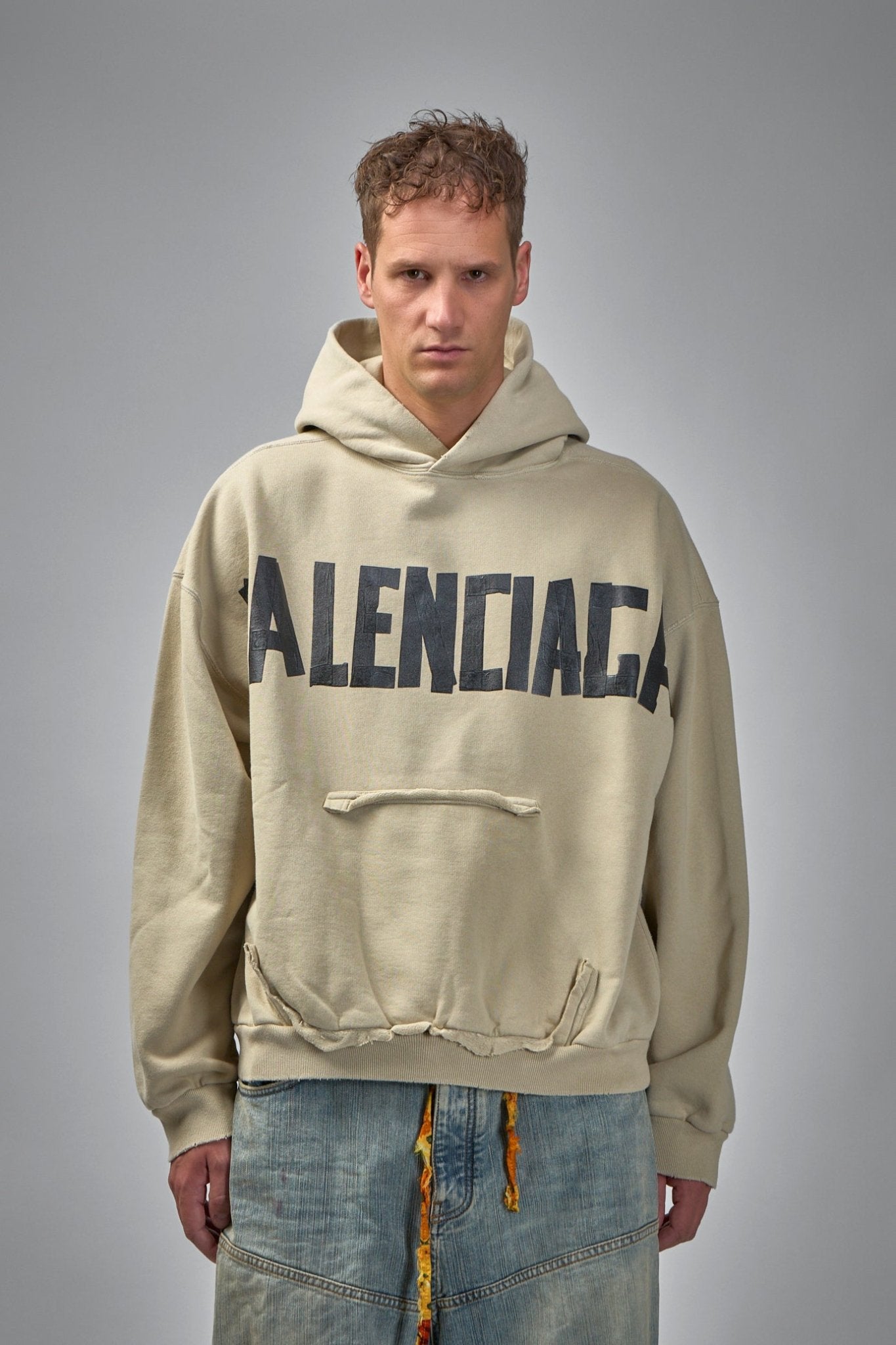 Balenciaga - Tape Type Ripped Pocket Hoodie - LABELS