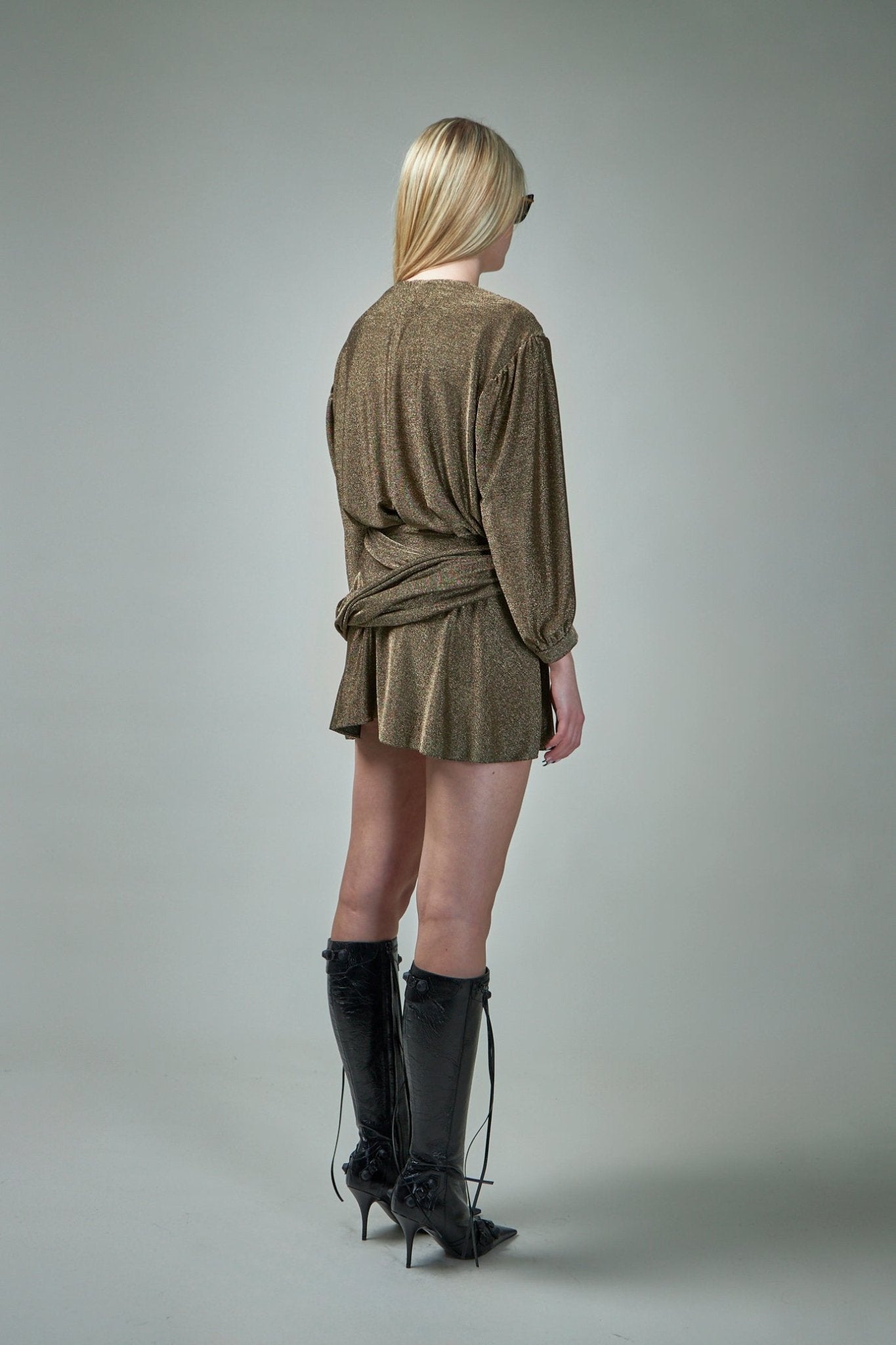 Balenciaga - V Neck Mini Dress - LABELS