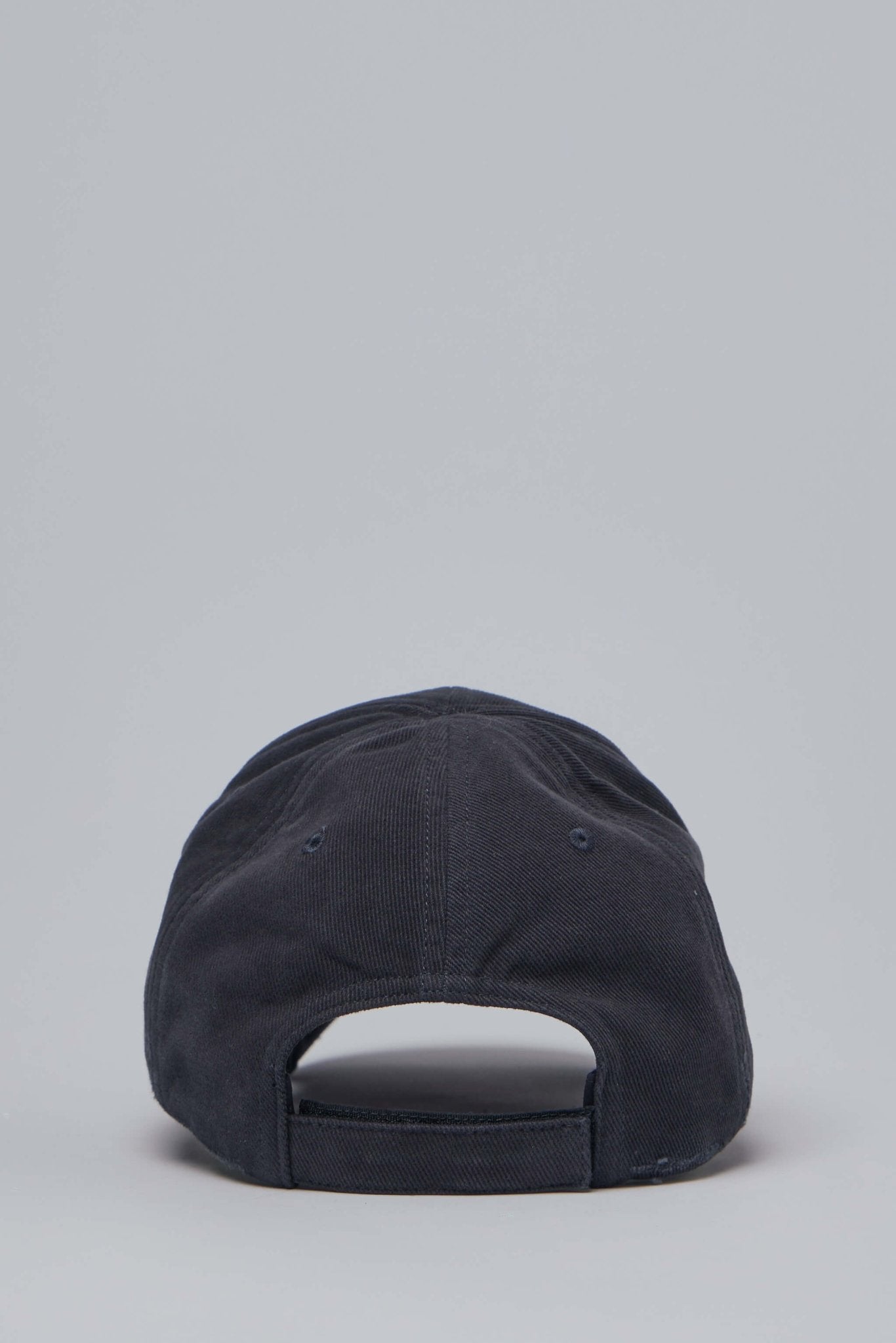 Balenciaga - Washed Black Distressed Cap - LABELS