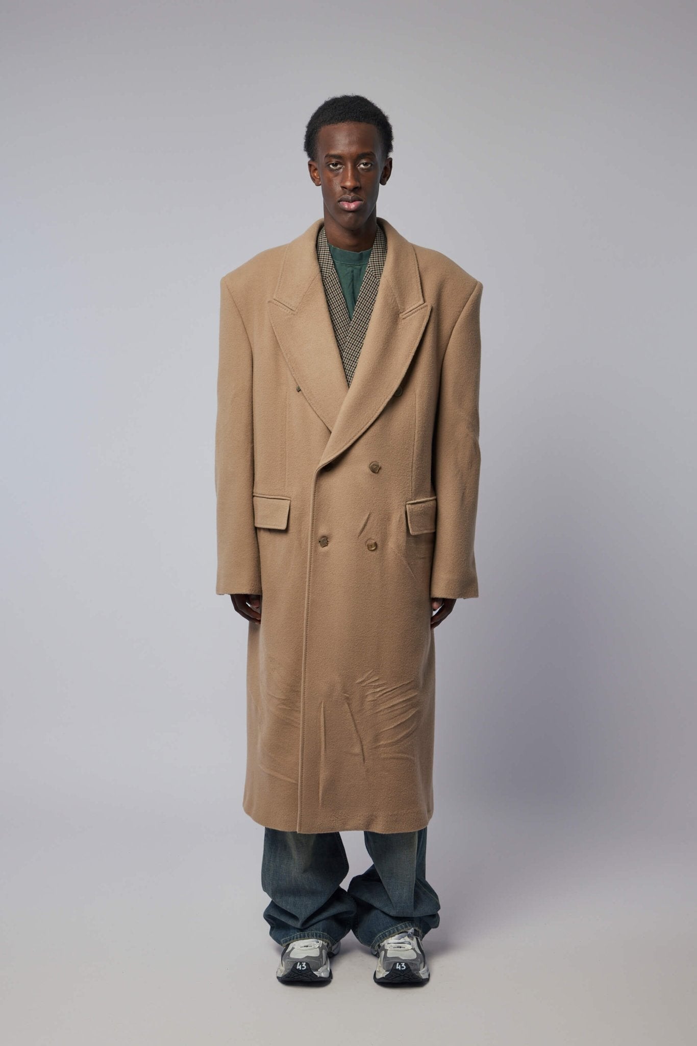 Balenciaga Coats - Worn-Out Double-Breasted Wool – LABELS