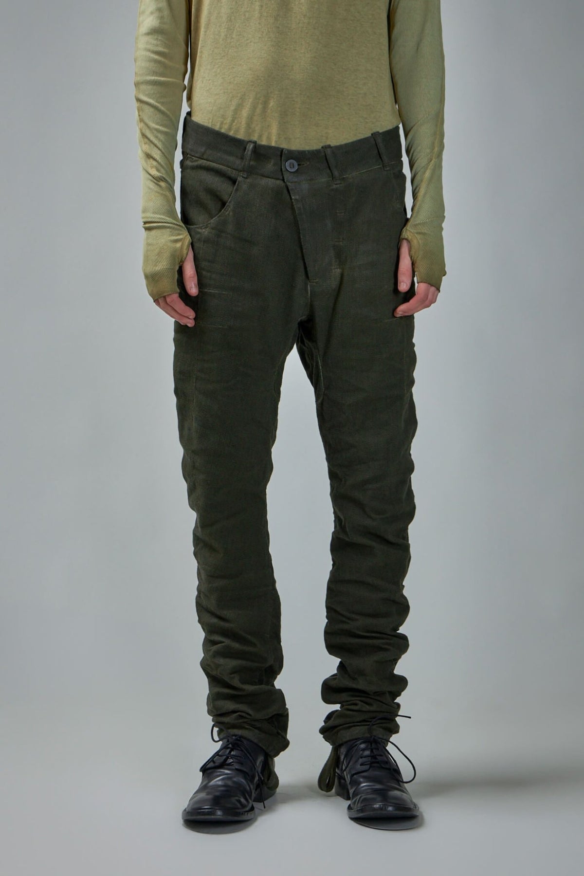 boris bidjan saberi coated skinny denim 【公式通販】