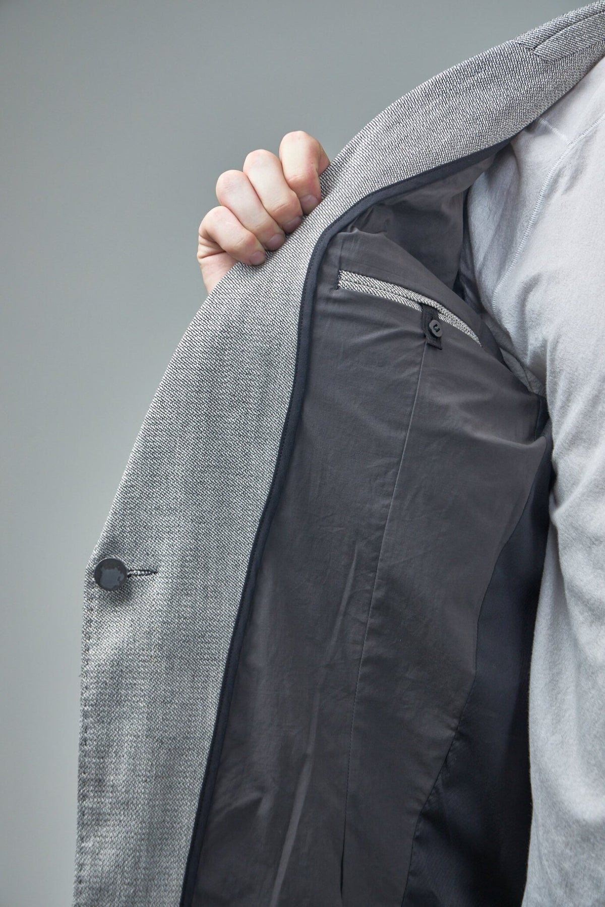 Boris Bidjan Saberi Suit3 blazer styled for contemporary menswear