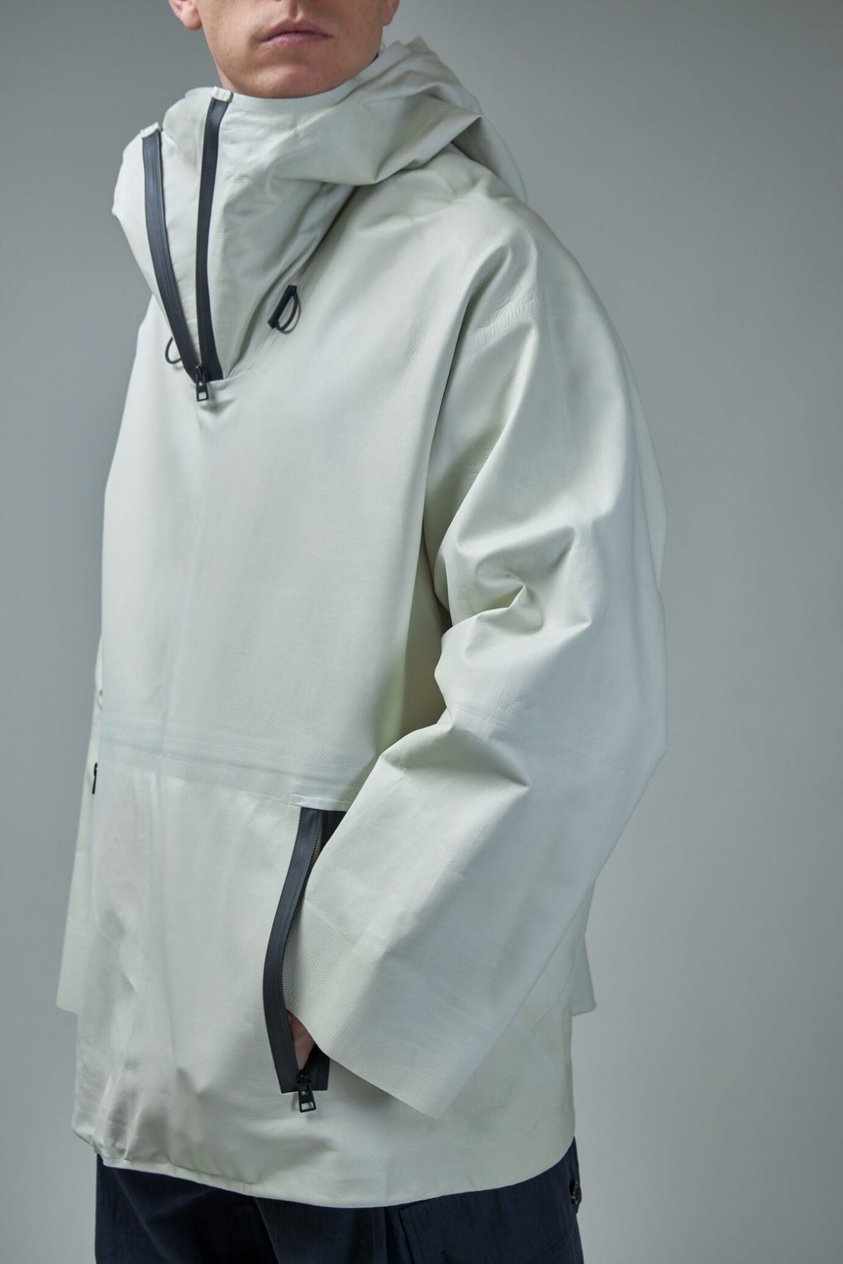 Bottega Veneta - Blouson Knit Leather off - LABELS