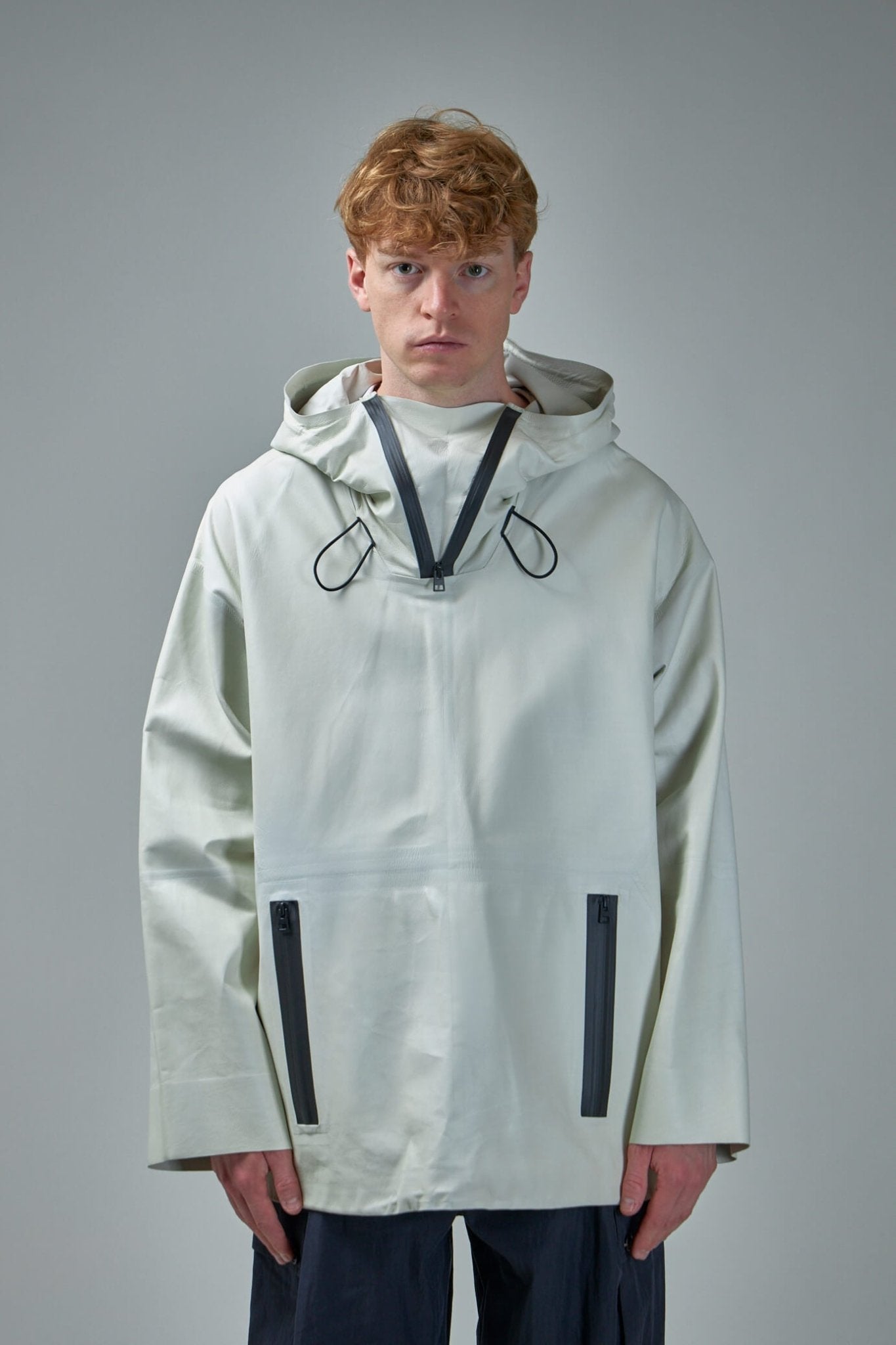 Bottega Veneta - Blouson Knit Leather off - LABELS