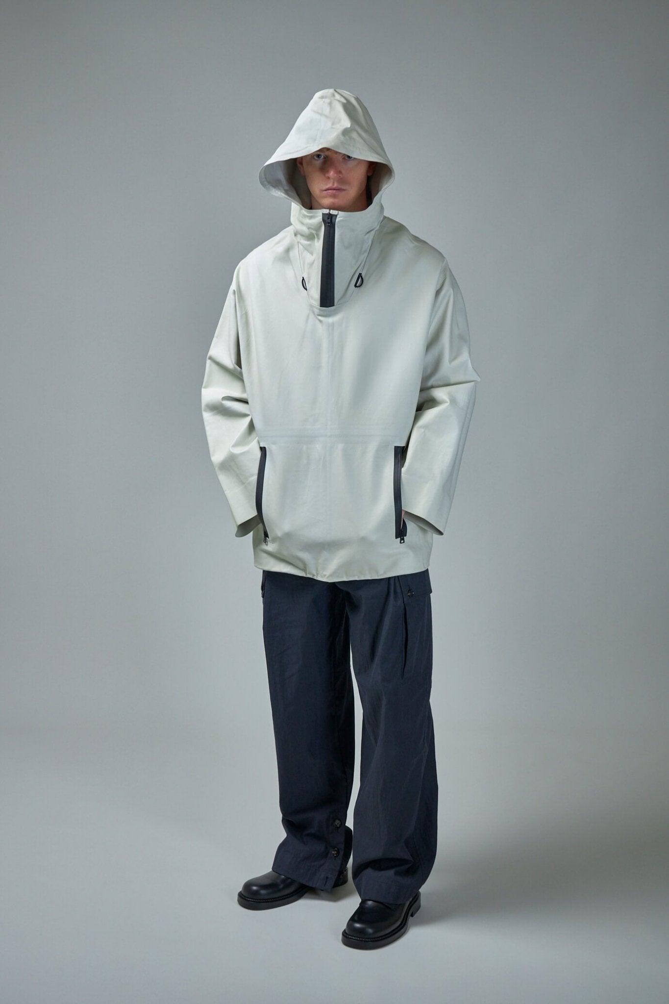 Bottega Veneta - Blouson Knit Leather off - LABELS