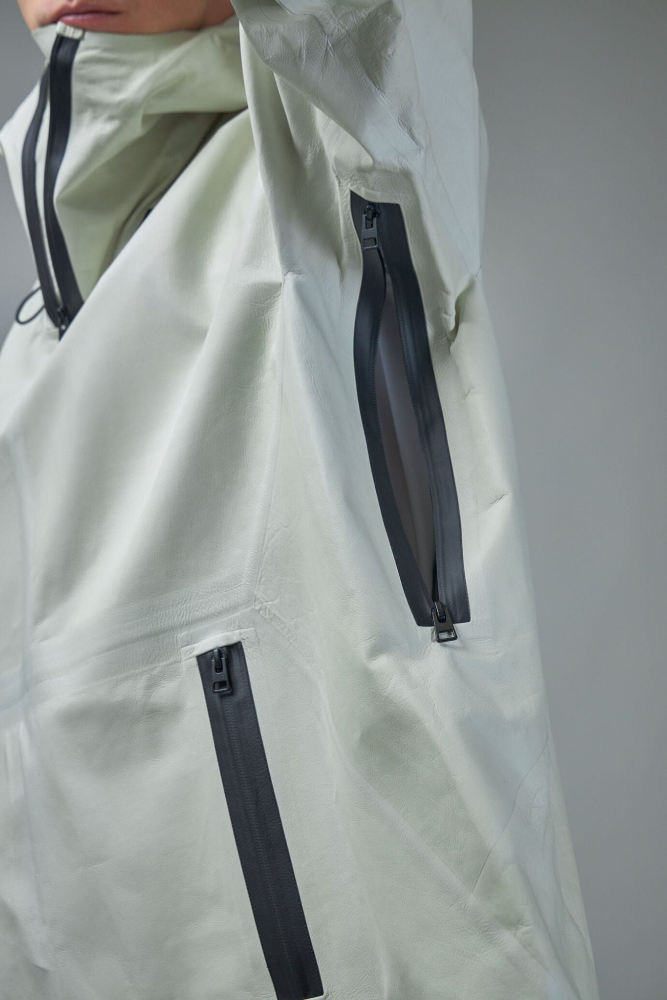 Bottega Veneta - Blouson Knit Leather off - LABELS