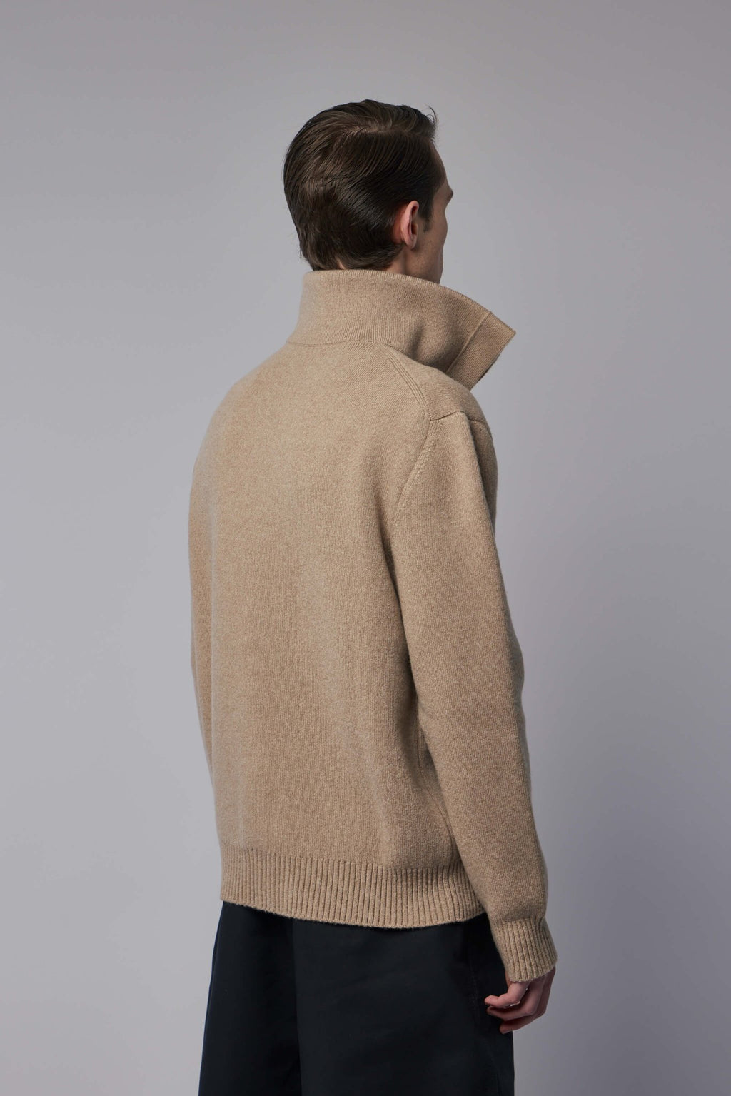 Bottega Veneta - Compact Wool Cardigan Sparrow - LABELS