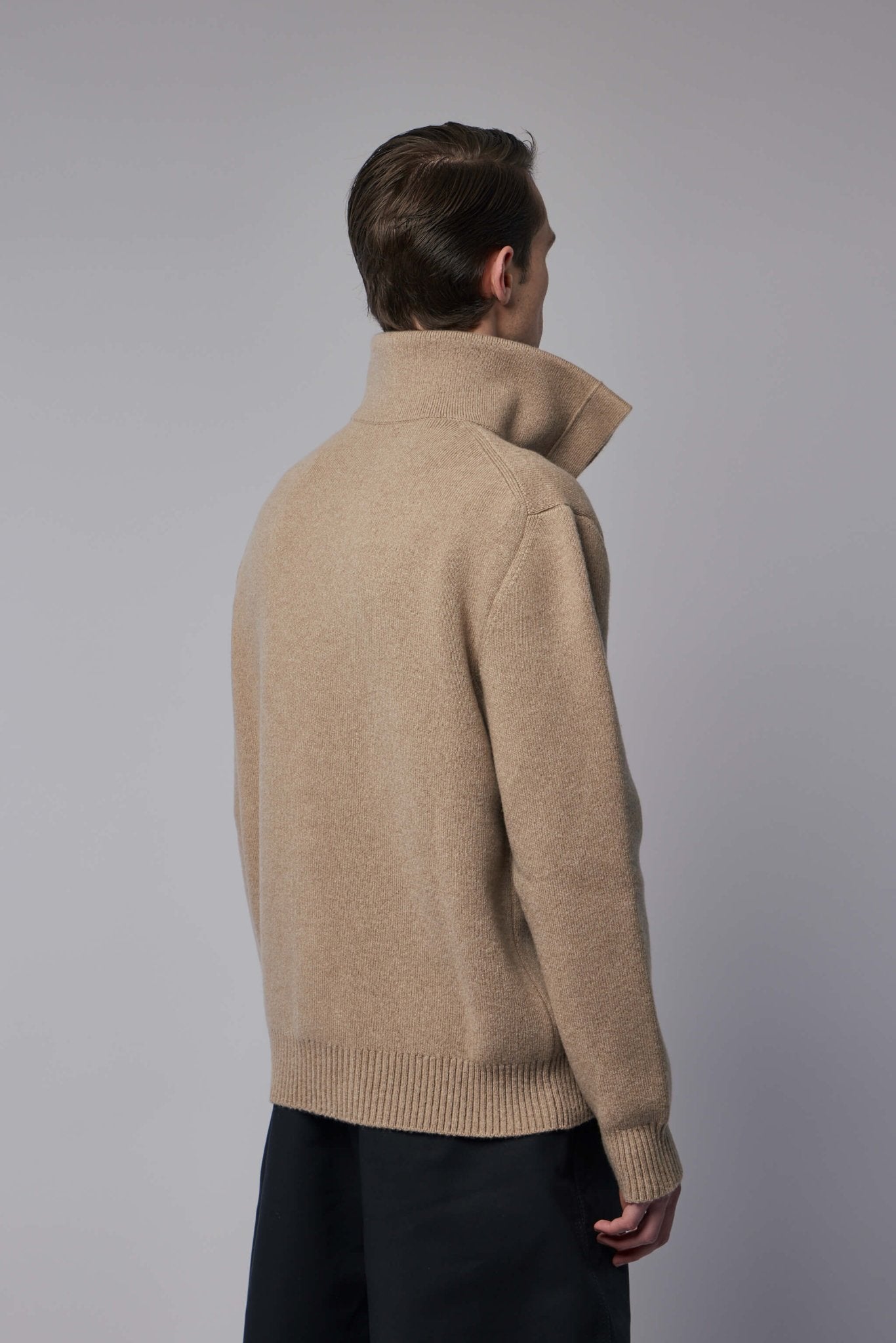 Bottega Veneta - Compact Wool Cardigan Sparrow - LABELS