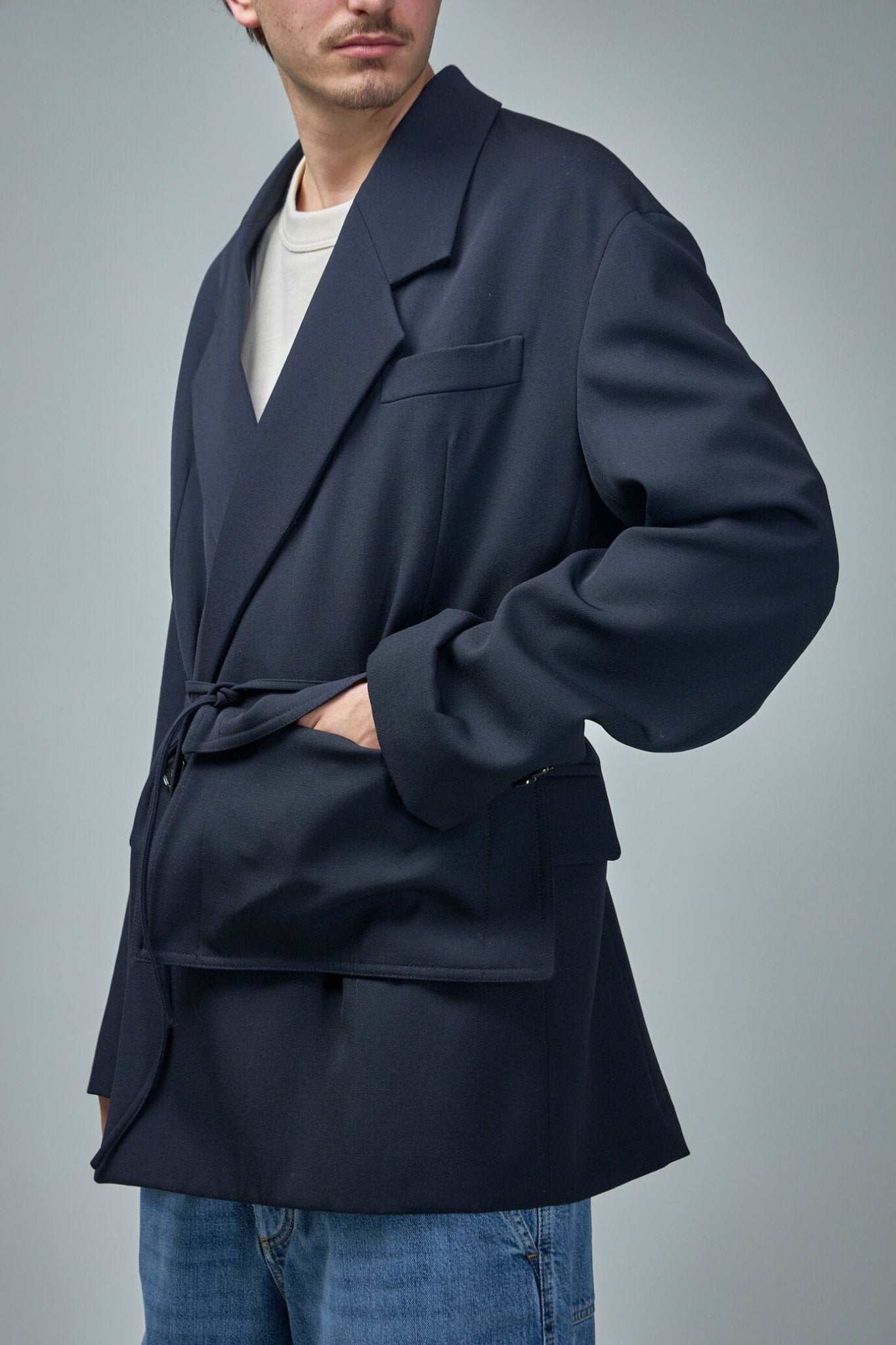 Bottega Veneta - Compact Wool Gabardine Blazer - LABELS