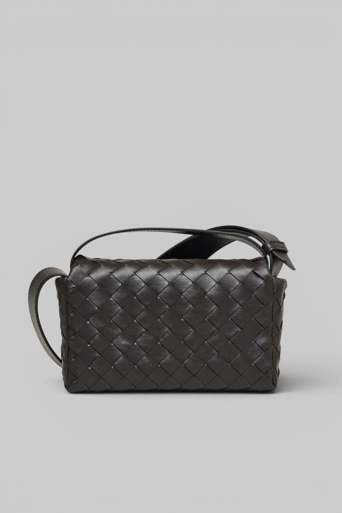 Bottega Veneta crossbody bag metallic hardware detail