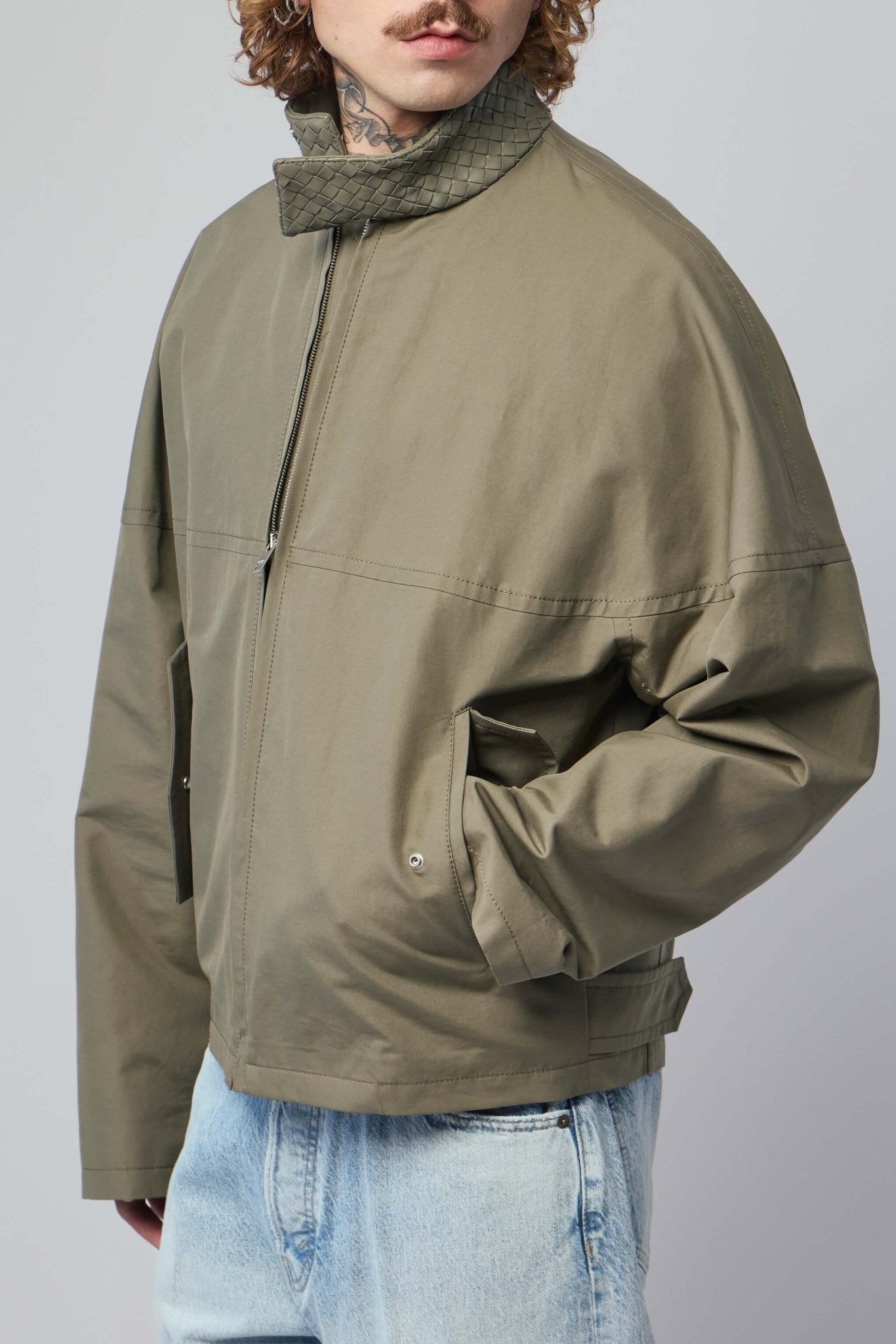 Bottega Veneta - Harrington Jacket In Compact Cotton - LABELS