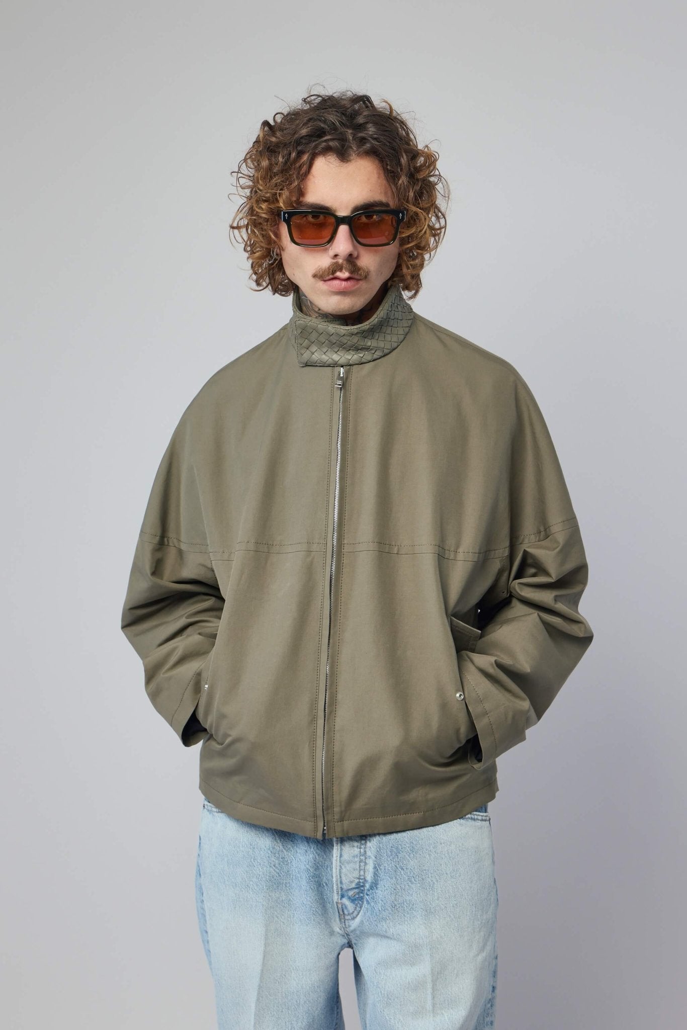 Bottega Veneta - Harrington Jacket In Compact Cotton - LABELS