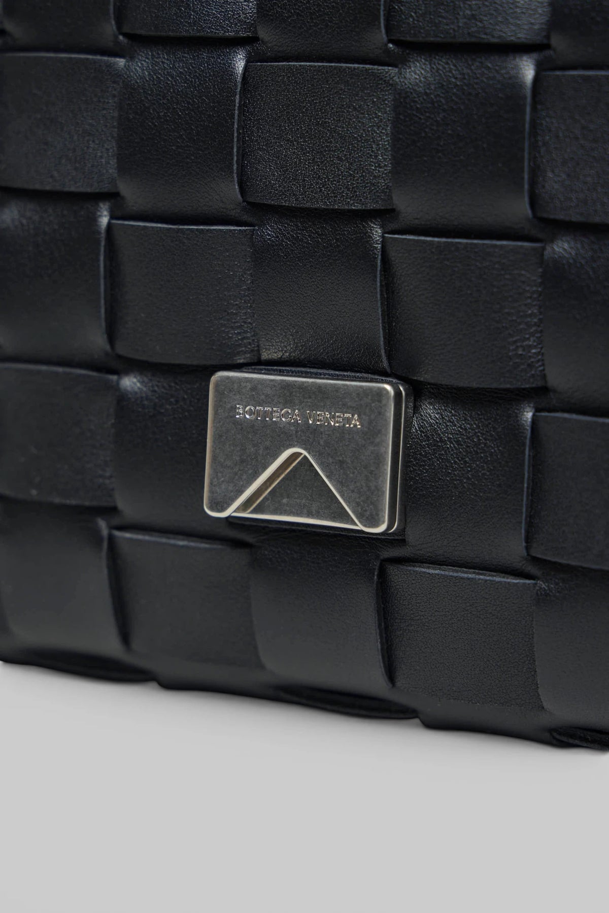 Bottega Veneta crossbody bag matte leather finish close-up