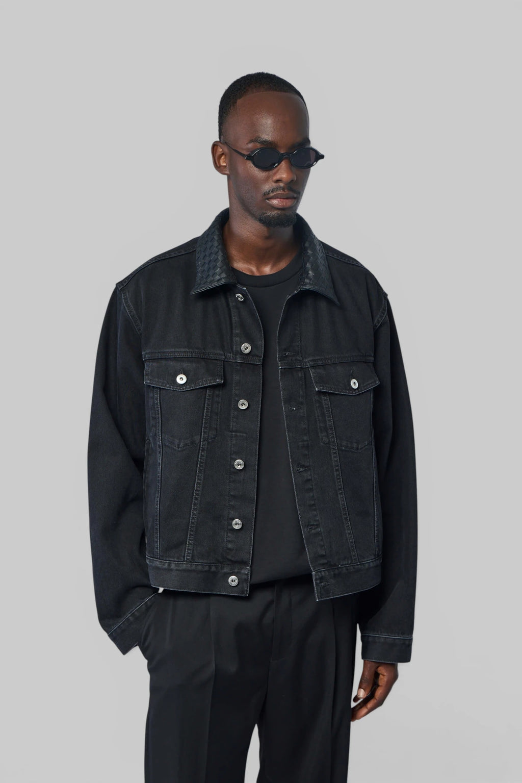 Bottega Veneta - Intrecciato Leather-trimmed Recycled-shell Down Jacket - LABELS
